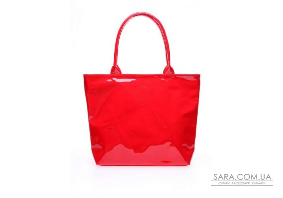 Лаковая сумка POOLPARTY (pool-pool7-laque-red)