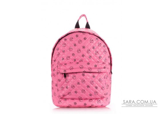 Рюкзак стеганый с уточками POOLPARTY (pool-backpack-theone-pink-ducks)