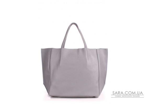 Кожаная сумка POOLPARTY Soho (pool-soho-grey)