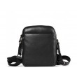 Чоловіча шкіряна сумка через плече чорна Tiding Bag NM11-7515A