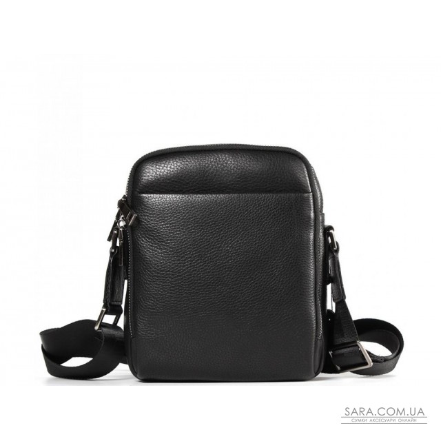 Чоловіча шкіряна сумка через плече чорна Tiding Bag NM11-7515A недорого Чоловіча шкіряна сумка через плече чорна Tiding Bag NM11-7515A недорого