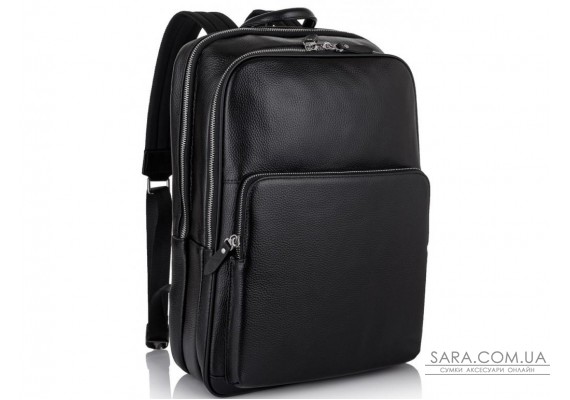 Чоловічий шкіряний рюкзак для ноутбука на два відділа Tiding Bag NM11-184A