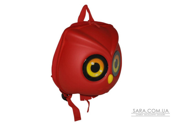 Рюкзак дошкільний SUPERCUTE у вигляді сови червоний