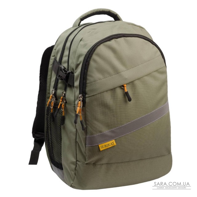 Рюкзак шкільний College хакі Surikat дешево Рюкзак шкільний College хакі Surikat дешево