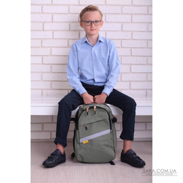 Рюкзак шкільний College хакі Surikat дешево Рюкзак шкільний College хакі Surikat дешево