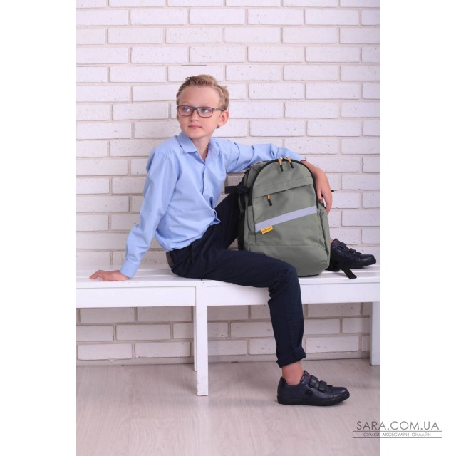 Рюкзак шкільний College хакі Surikat дешево Рюкзак шкільний College хакі Surikat дешево