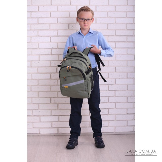 Рюкзак шкільний College хакі Surikat дешево Рюкзак шкільний College хакі Surikat дешево