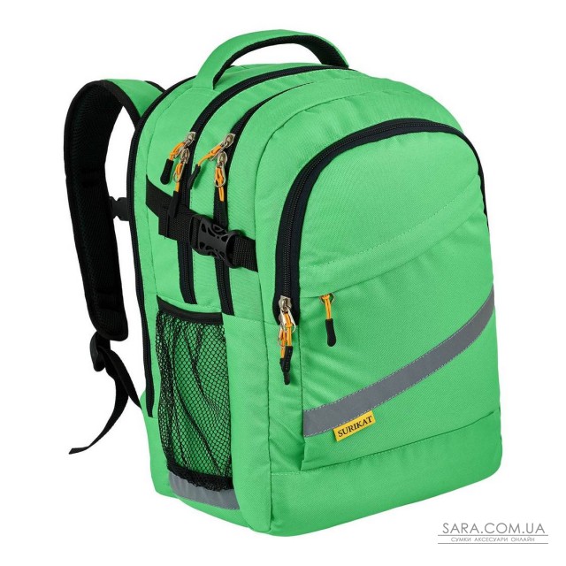 Рюкзак шкільний College салатовий Surikat дешево Рюкзак шкільний College салатовий Surikat дешево