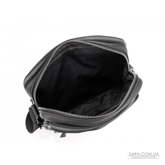 Элитная кожаная мужская сумка через плечо черная Royal Bag RB-008A-1 недорого Элитная кожаная мужская сумка через плечо черная Royal Bag RB-008A-1 недорого