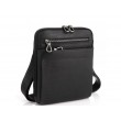 Черная мужская кожаная сумка-мессенджер Tiding Bag S-008A