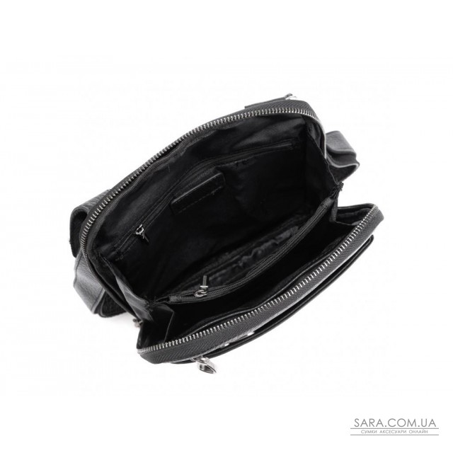 Черная мужская кожаная сумка-мессенджер Tiding Bag S-008A недорого Черная мужская кожаная сумка-мессенджер Tiding Bag S-008A недорого