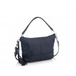 Шкіряна жіноча сумка синя Riche NM20-W891BL