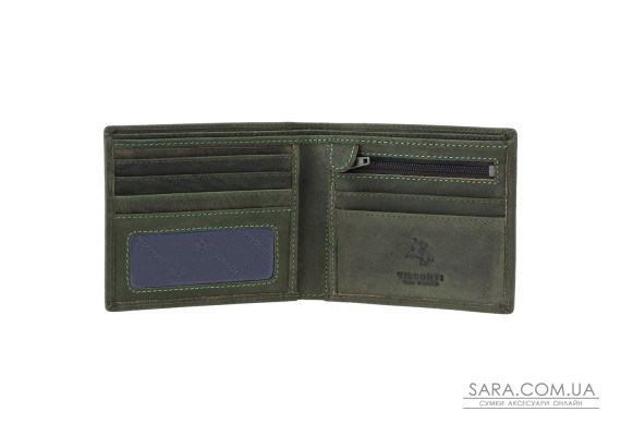Гаманець чоловічий Visconti 707 Shield (Green Oil)