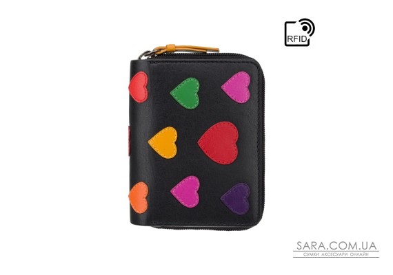 Кошелек женский Visconti LV6 Desire (Black/Multi Love)