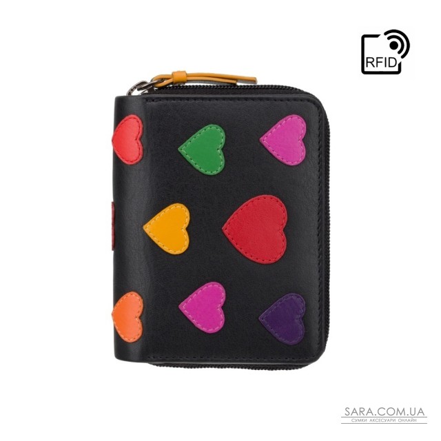 Кошелек женский Visconti LV6 Desire (Black/Multi Love) Кошелек женский Visconti LV6 Desire (Black/Multi Love)