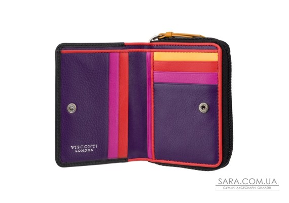 Кошелек женский Visconti LV6 Desire (Black/Multi Love)