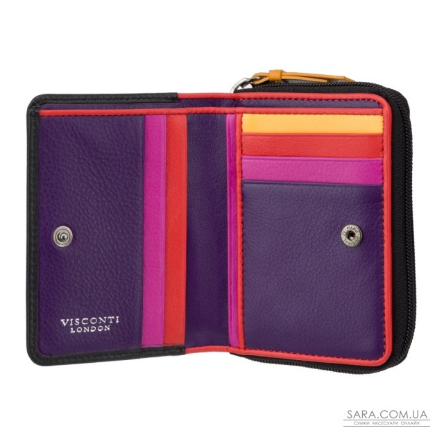 Кошелек женский Visconti LV6 Desire (Black/Multi Love) Кошелек женский Visconti LV6 Desire (Black/Multi Love)