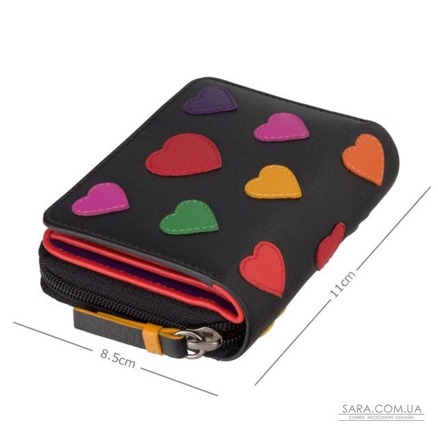 Кошелек женский Visconti LV6 Desire (Black/Multi Love) Кошелек женский Visconti LV6 Desire (Black/Multi Love)