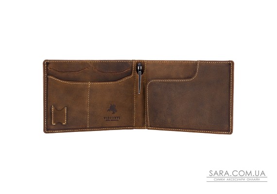 Портмоне дорожнє Visconti 726 Jet (Oil Tan)