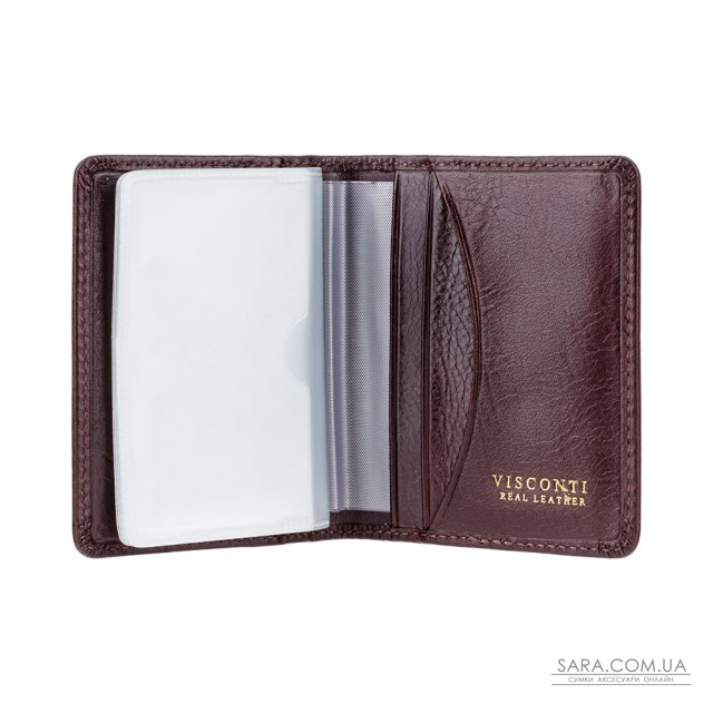 Визитница Visconti TSC40 Camper (Brown) Визитница Visconti TSC40 Camper (Brown)