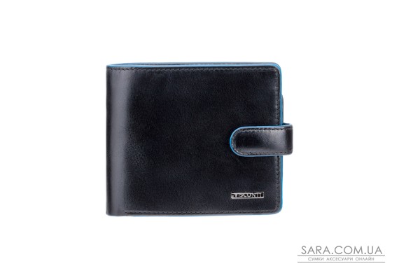 Кошелек мужской Visconti ALP86 Tom (Italian Black)