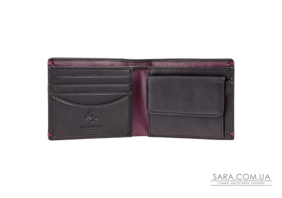 Гаманець чоловічий Visconti AP62 Montreux (Black Red)