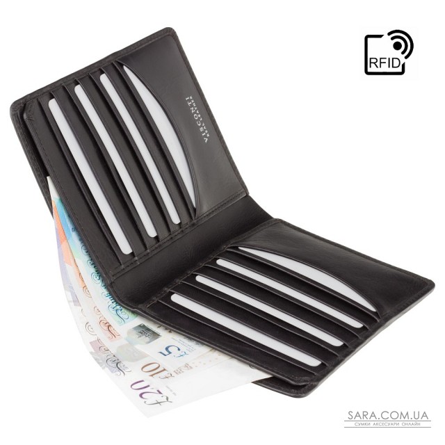 Гаманець чоловічий Visconti CR93 Predator c RFID (Black) Гаманець чоловічий Visconti CR93 Predator c RFID (Black)