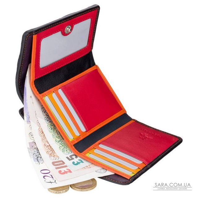 Кошелек женский Visconti DS81 Paris (Black Pace) Кошелек женский Visconti DS81 Paris (Black Pace)