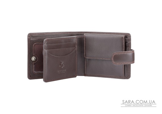 Гаманець чоловічий Visconti HT10 Knightsbridge c RFID (Chocolate)