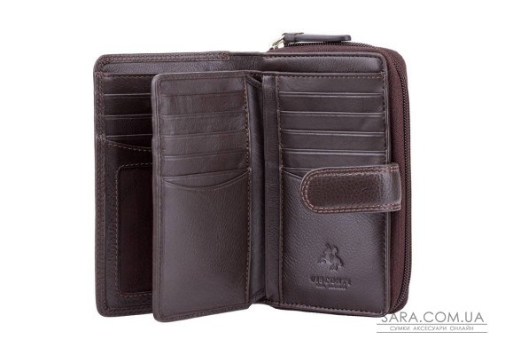 Кошелек женский Visconti HT33 Madame c RFID (Chocolate)