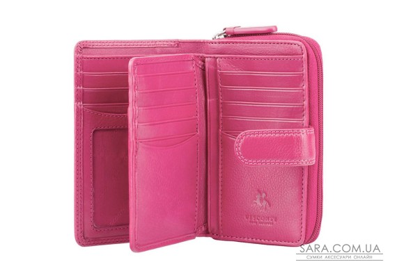 Кошелек женский Visconti HT33 Madame c RFID (Fuchsia)