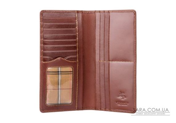 Кошелек мужской Visconti MZ6 Turin c RFID (Italian Brown)