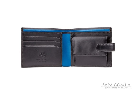 Гаманець чоловічий Visconti PM100 Vincent c RFID (Cobalt Black)