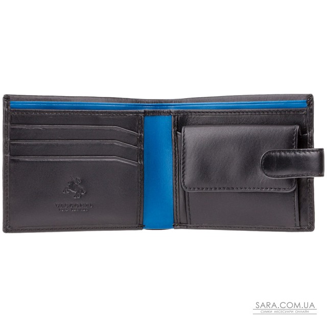 Гаманець чоловічий Visconti PM100 Vincent c RFID (Cobalt Black) Гаманець чоловічий Visconti PM100 Vincent c RFID (Cobalt Black)