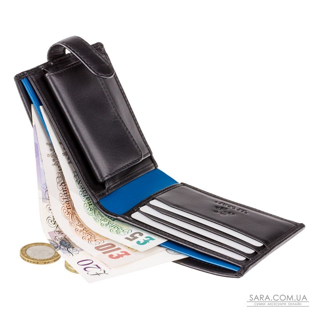Гаманець чоловічий Visconti PM100 Vincent c RFID (Cobalt Black) Гаманець чоловічий Visconti PM100 Vincent c RFID (Cobalt Black)