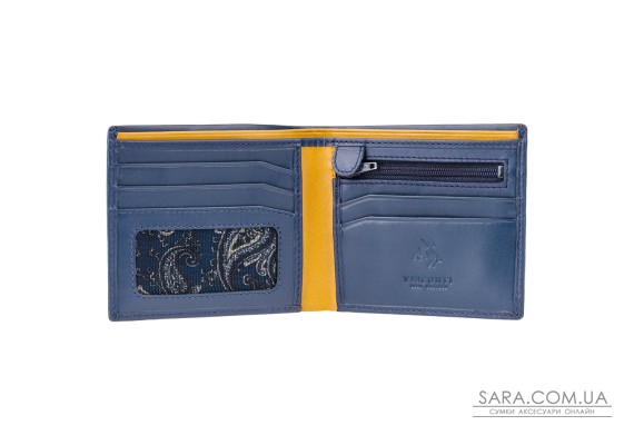 Гаманець чоловічий Visconti PM101 Pablo c RFID (Blue Mustard)