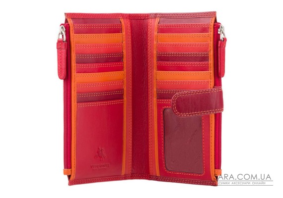 Гаманець жіночий Visconti RB100 Bermuda c RFID (Red Multi)