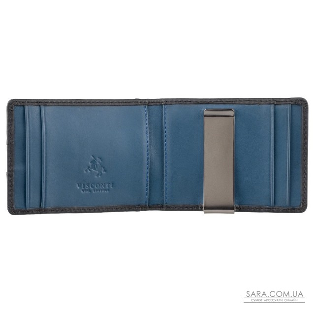 Затискач для купюр Visconti VSL57 (Black/Cobalt) Затискач для купюр Visconti VSL57 (Black/Cobalt)