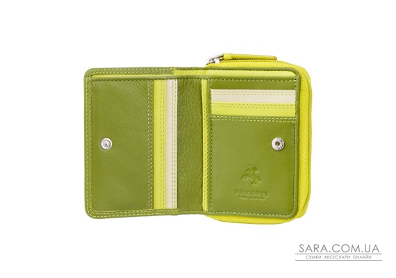 Кошелек женский Visconti RB53 Hawaii c RFID (Lime Multi)