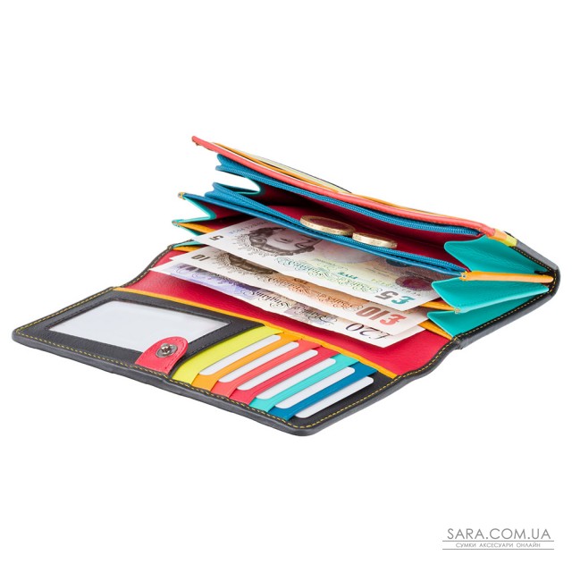 Кошелек женский Visconti STR4 Kos c RFID (Black Multi) Кошелек женский Visconti STR4 Kos c RFID (Black Multi)