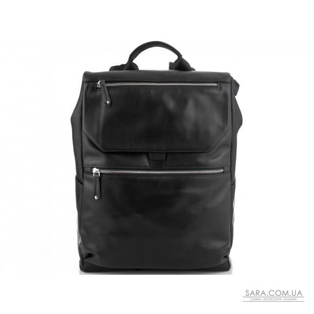 Чоловічий шкіряний рюкзак чорний Tiding Bag NM29-88066A недорого Чоловічий шкіряний рюкзак чорний Tiding Bag NM29-88066A недорого