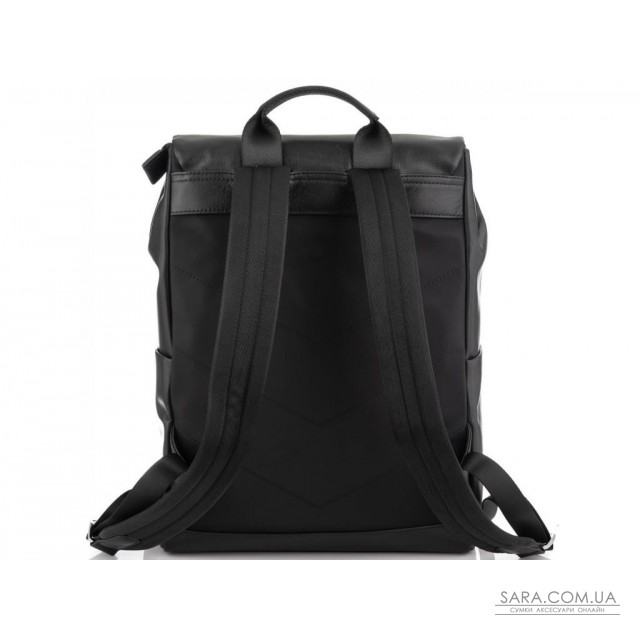 Чоловічий шкіряний рюкзак чорний Tiding Bag NM29-88066A недорого Чоловічий шкіряний рюкзак чорний Tiding Bag NM29-88066A недорого