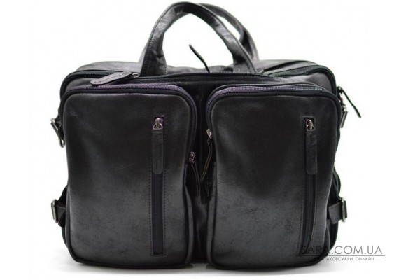 Чоловіча шкіряна сумка-рюкзак GA-7014-3md TARWA