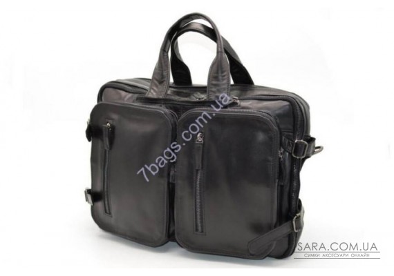Шкіряна сумка з кишенями GA-7014-1md TARWA