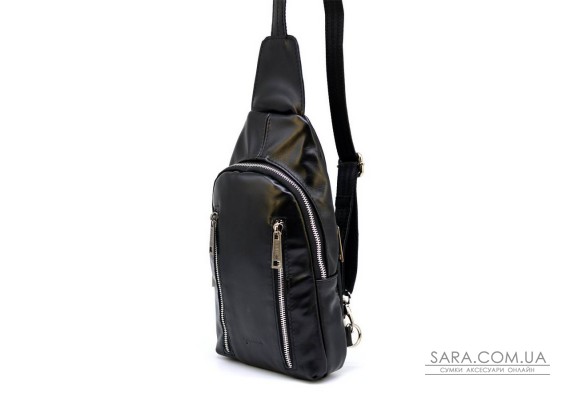 Слинг мини-рюкзак на моношлейке TARWA из натуральной телячьей кожи GA-6101-3md