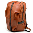 Чоловічий шкіряний міської рюкзак рудий з коричневим GB-7340-3md TARWA