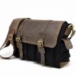 Сумка через плече з парусини і шкіри крейзі RAc-6690-4lx бренду Tarwa