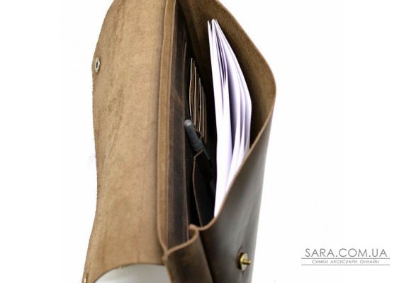 Кожаная мужская папка А4 с клапаном откидным Tarwa RC-3724-4lx