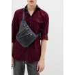 Чоловіча шкіряна сумка-слінг RK-6402-3md темно-синя бренд TARWA