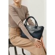 Женская кожаная сумка Midi темно-синяя - BN-BAG-24-navy-blue BlankNote